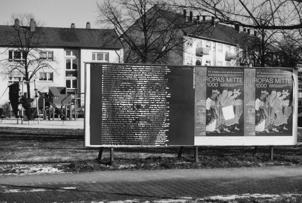 Plakatinstallation: Mannheim Xavier Naidoo